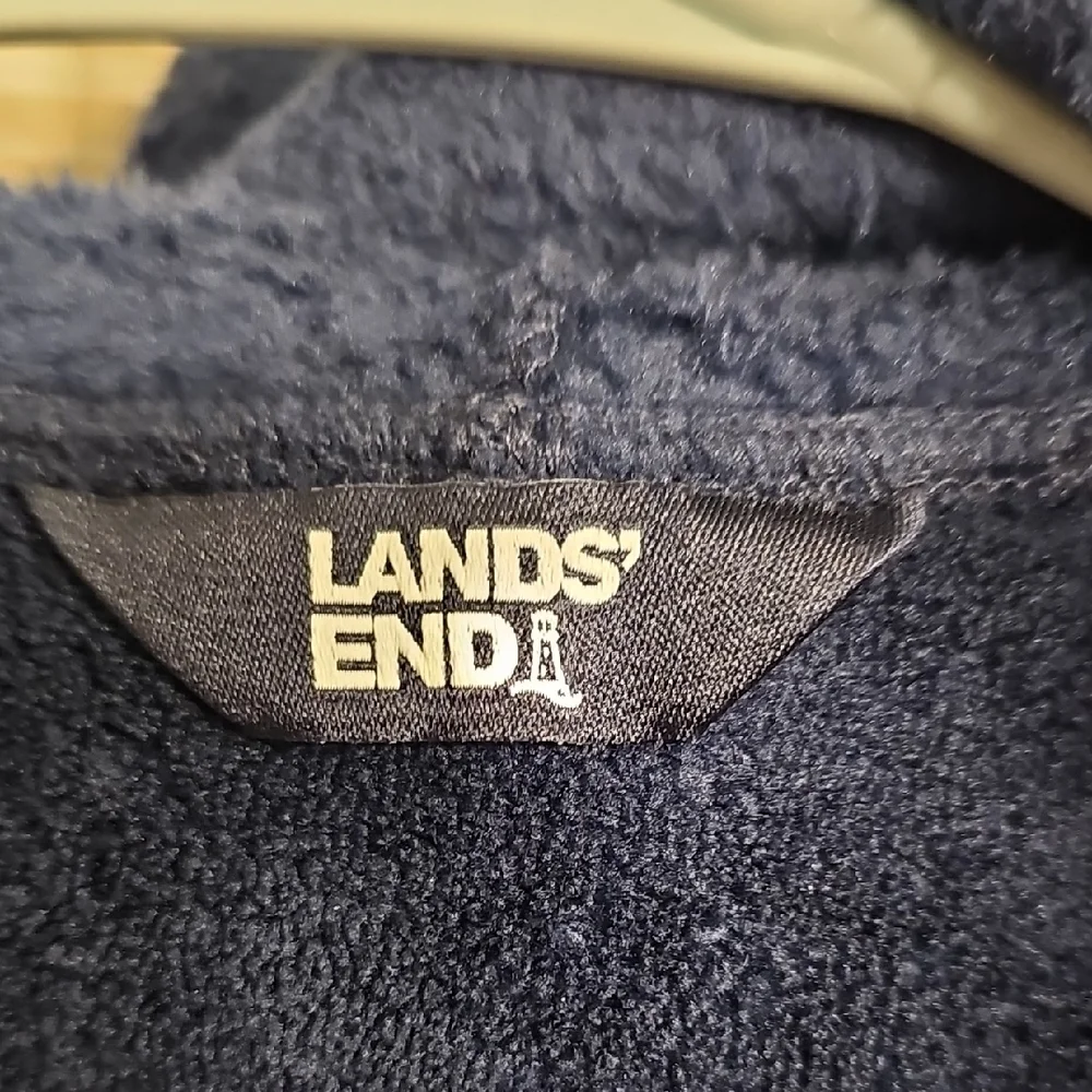 Lands' End Kids Lands' End Navy Hooded Robe
